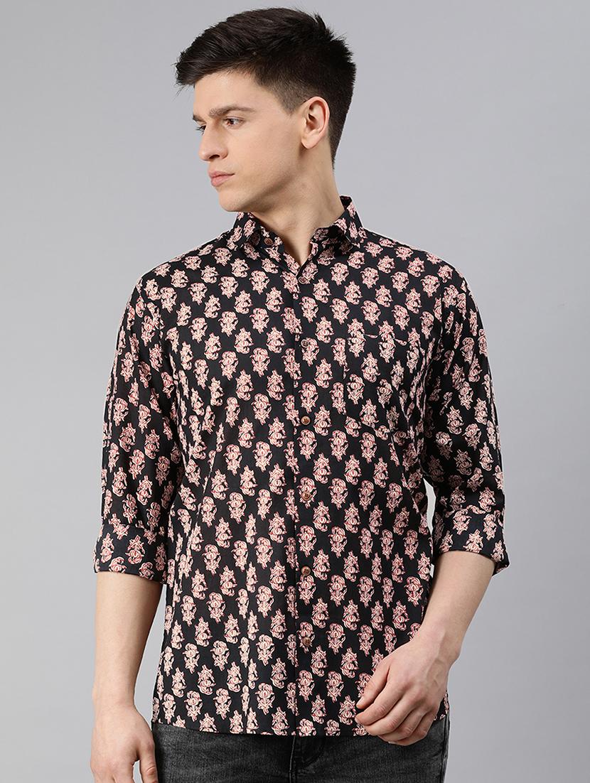 mens florals casual shirt