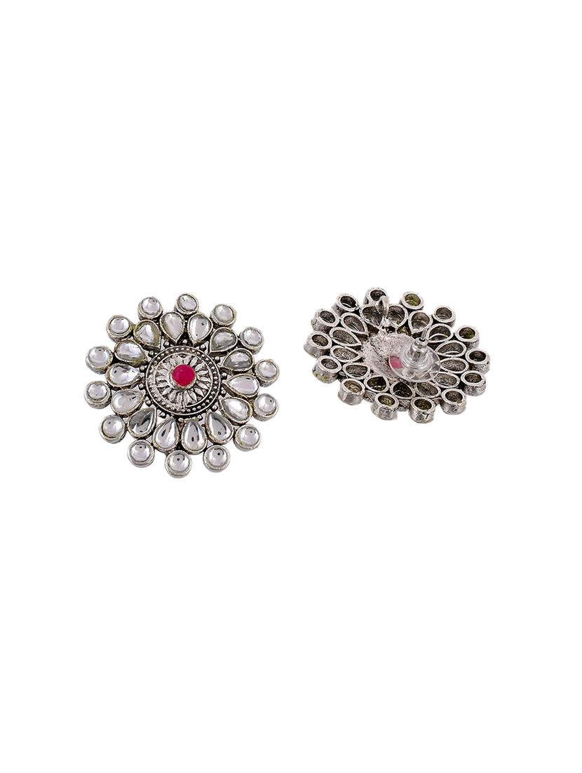red brass studs earring - 17635700 -  Standard Image - 1