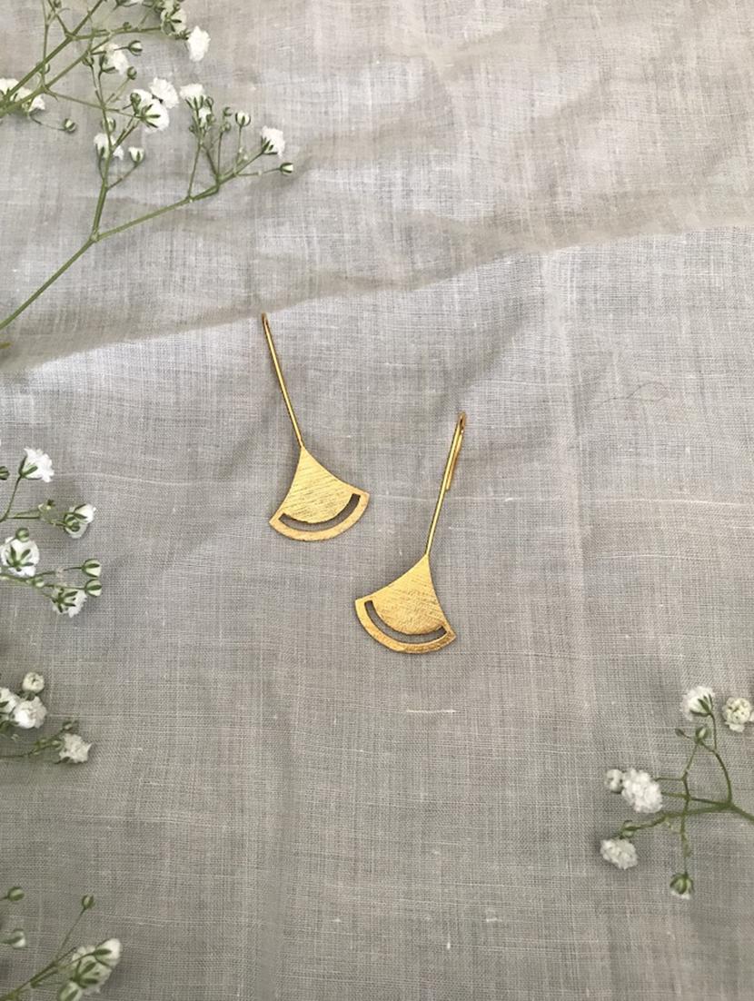 gold plated hoop earring - 17637508 -  Standard Image - 1