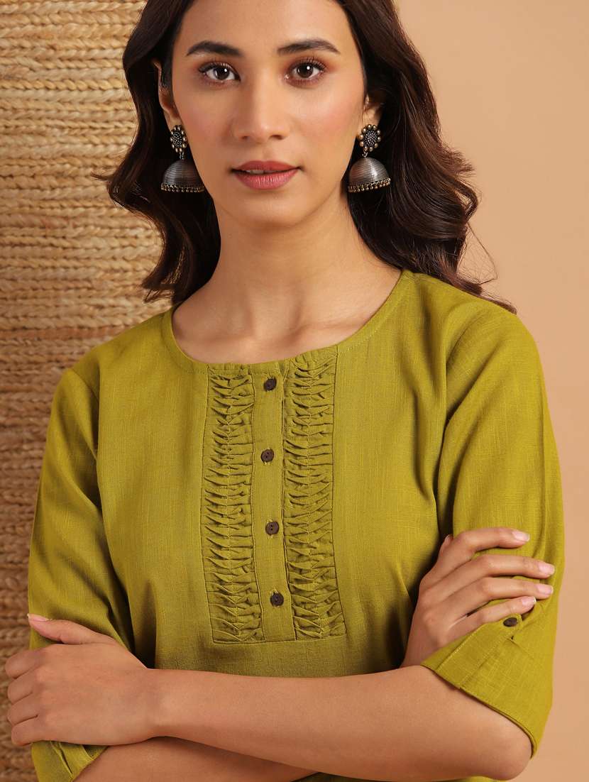 Women's A Line Round Neck Top