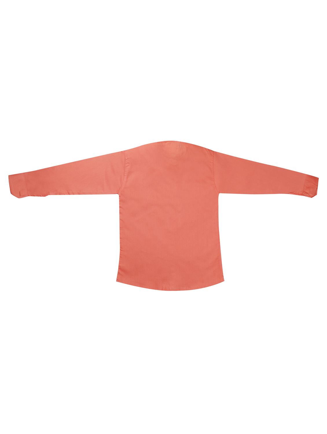 orange solid regular shirt - 17641994 - Standard Image - 1