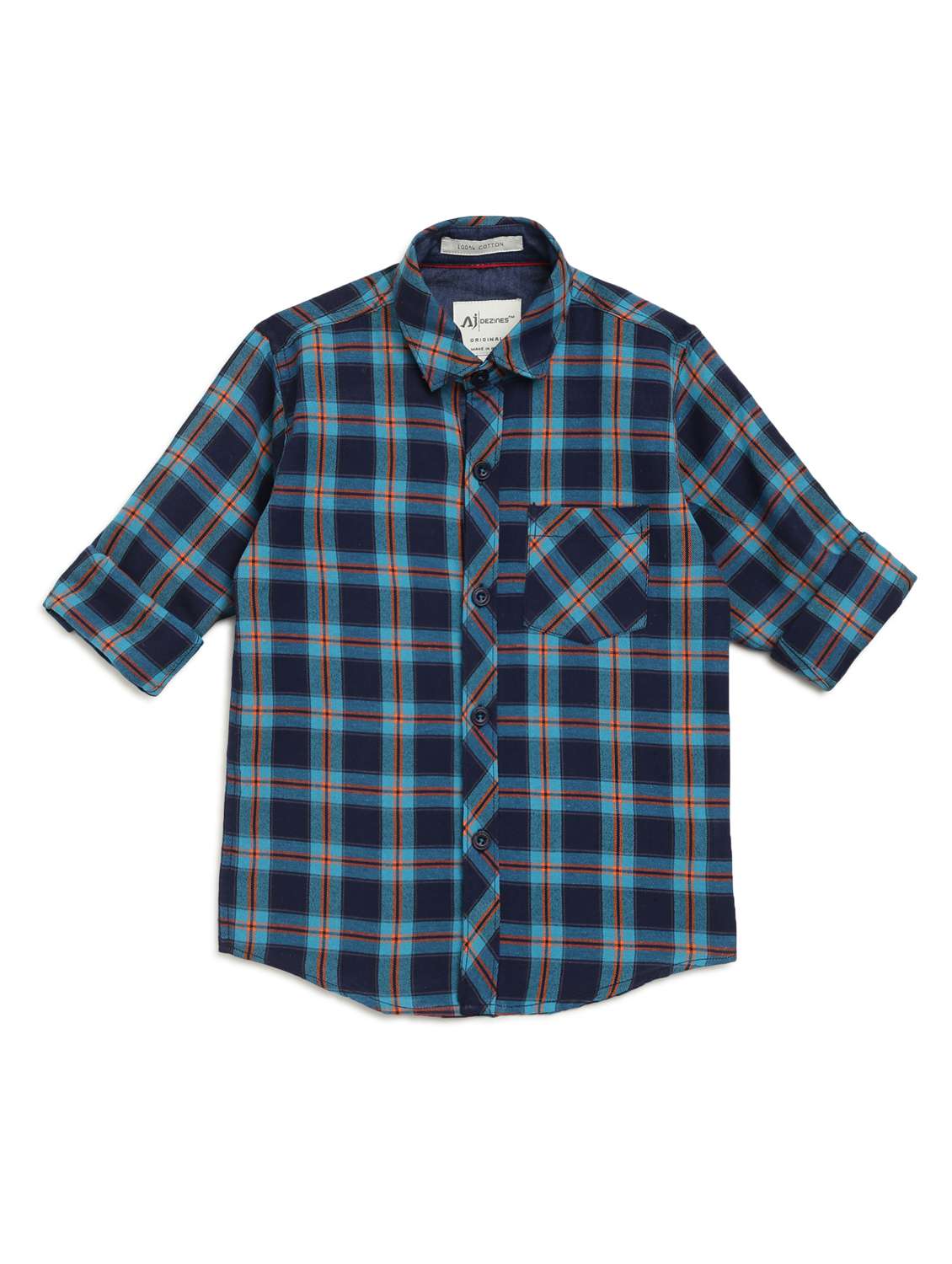 blue checkered shirt - 17642474 - Standard Image - 1