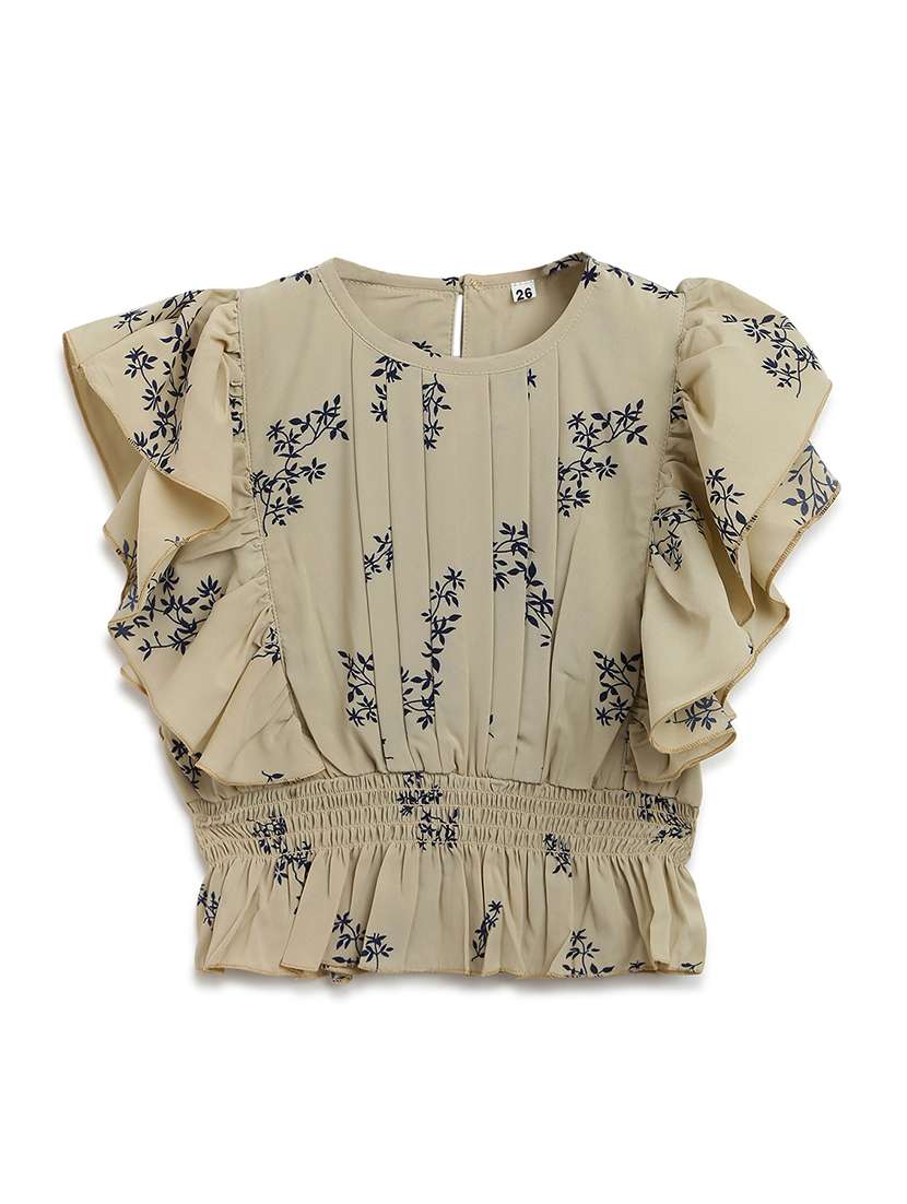 floral top with jeans set - 17645677 - Standard Image - 1