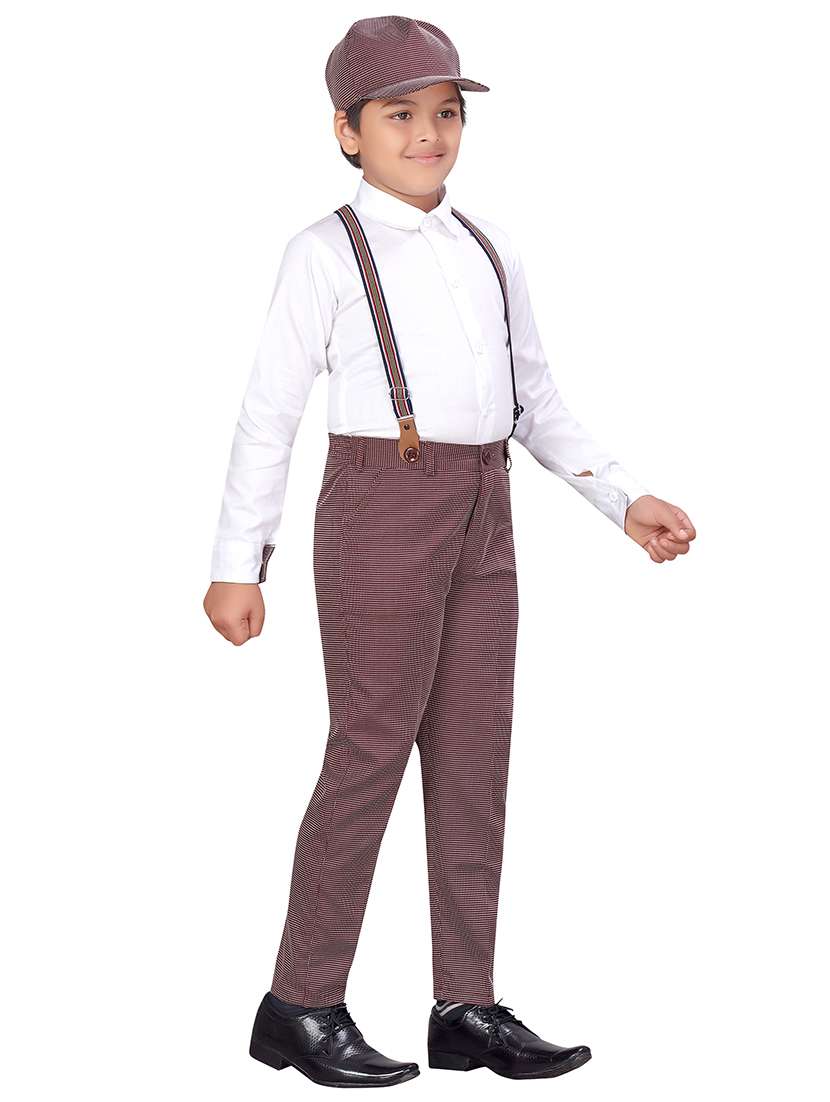 red cotton blend suit sets  - 17646553 -  Standard Image - 1