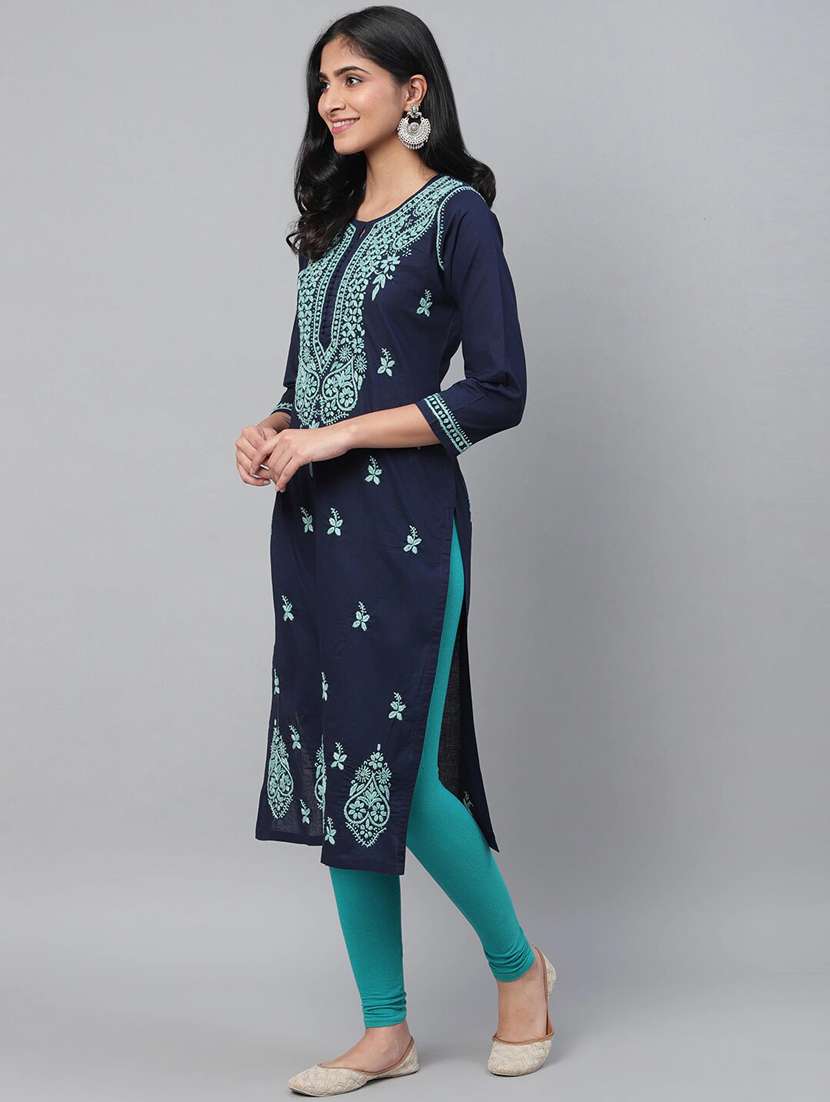 women's straight kurta - 17646631 -  Standard Image - 1