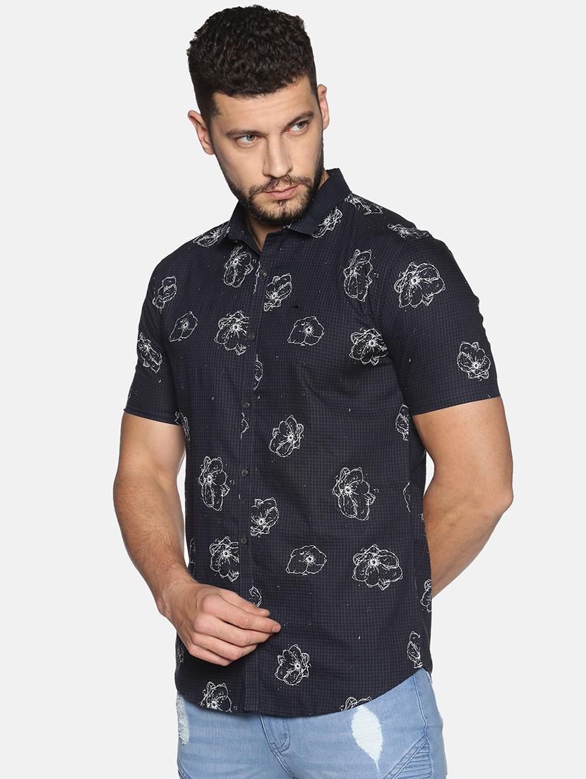 mens florals casual shirt - 17646693 - Standard Image - 1