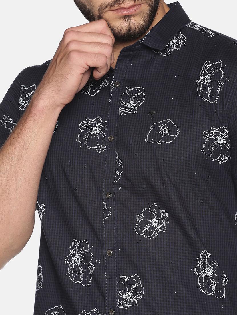 mens florals casual shirt - 17646693 - Standard Image - 4