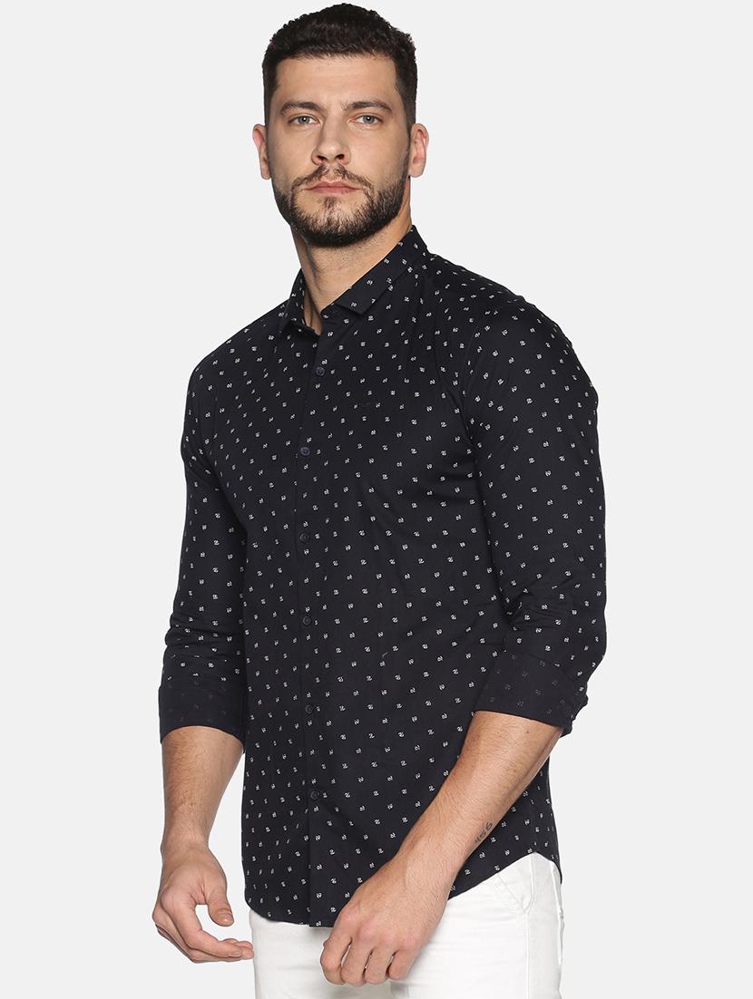 mens geometric casual shirt - 17646707 -  Standard Image - 1