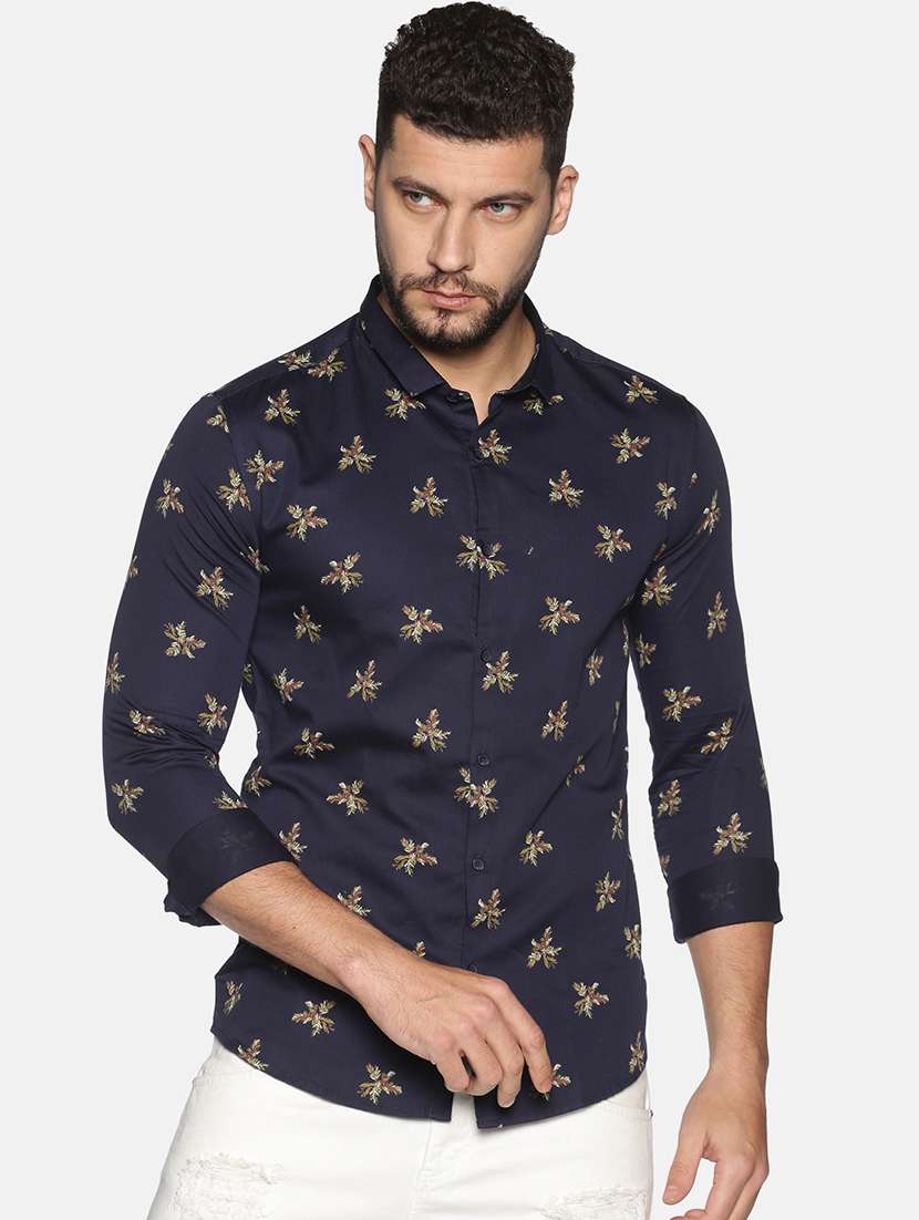 mens florals casual shirt