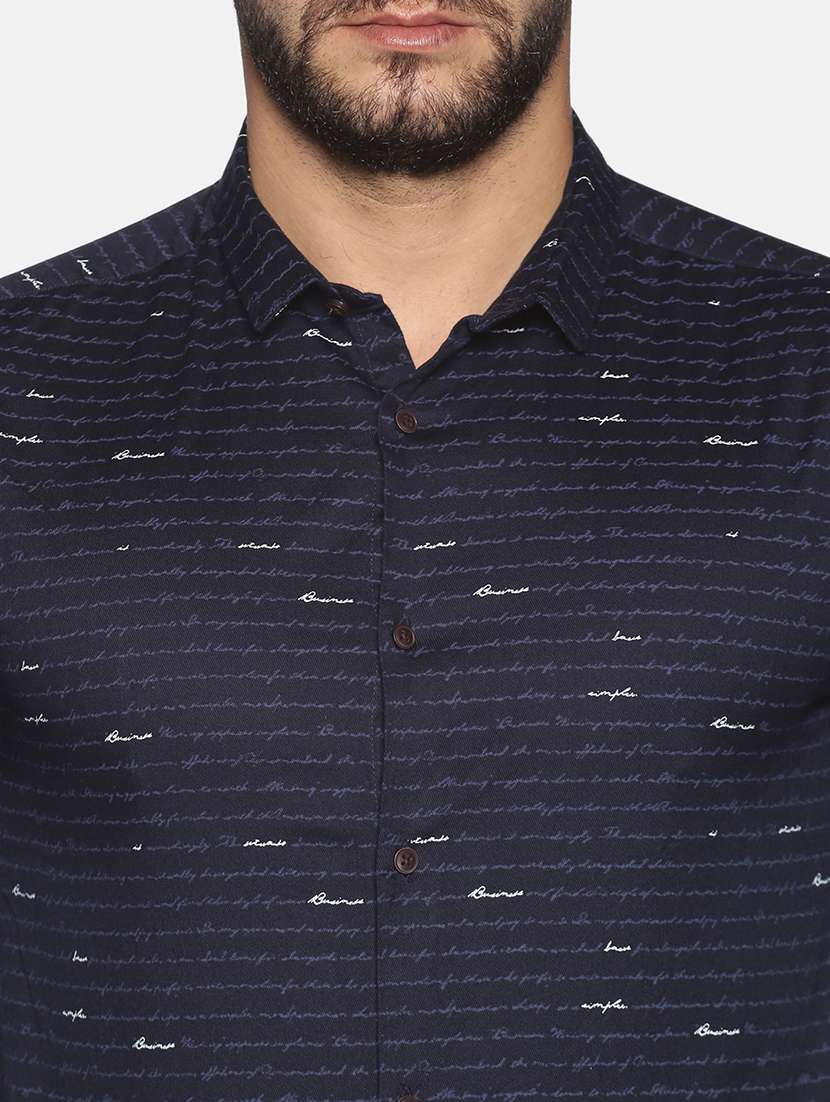 mens typography casual shirt - 17646739 -  Standard Image - 4