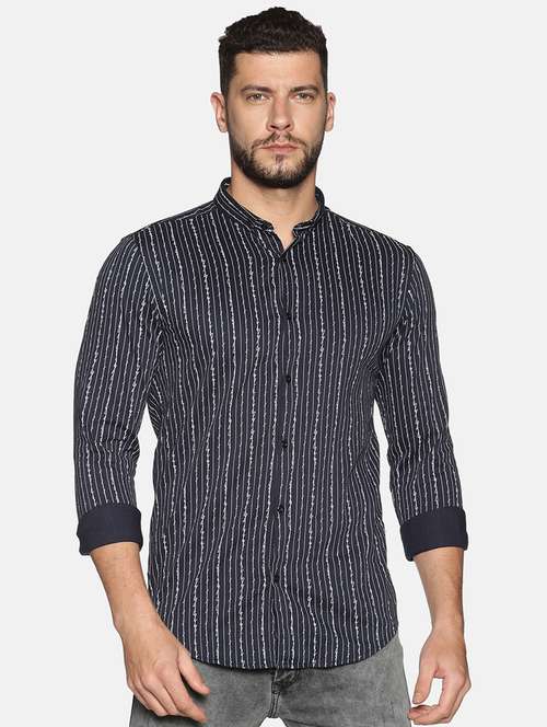 Mens Stripes Casual Shirt