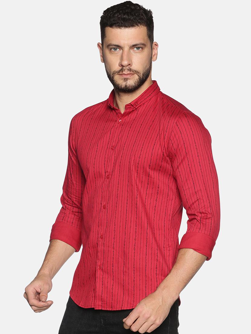 mens stripes casual shirt - 17646753 - Standard Image - 1