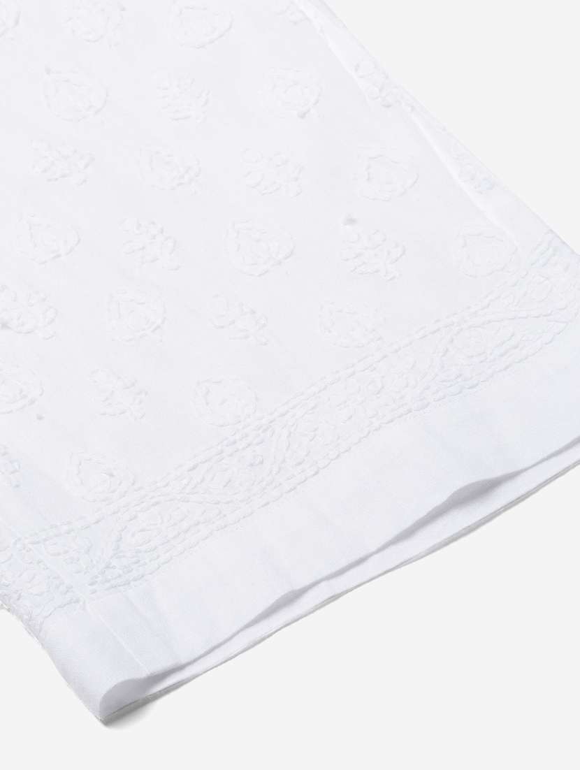 ada hand-embroidered chikankari kurta pant set - 17646866 -  Standard Image - 6