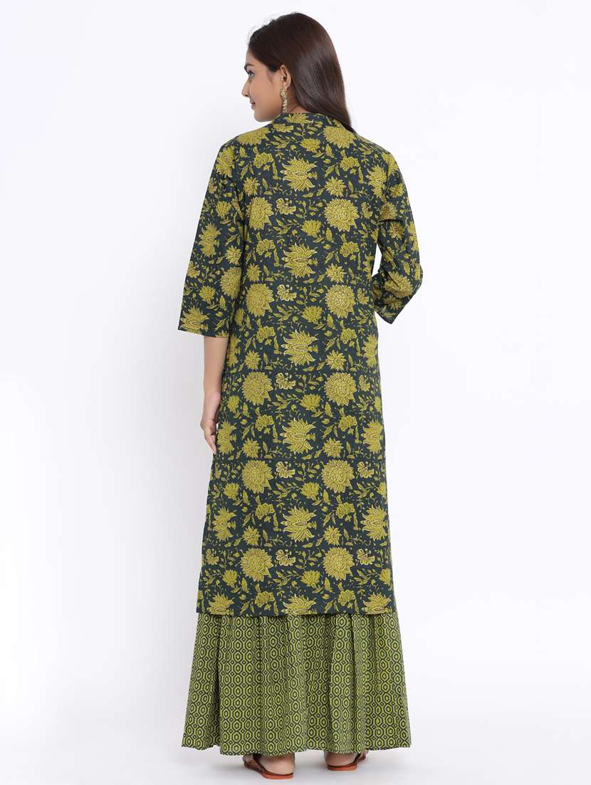Printed Kurta Sharara Set