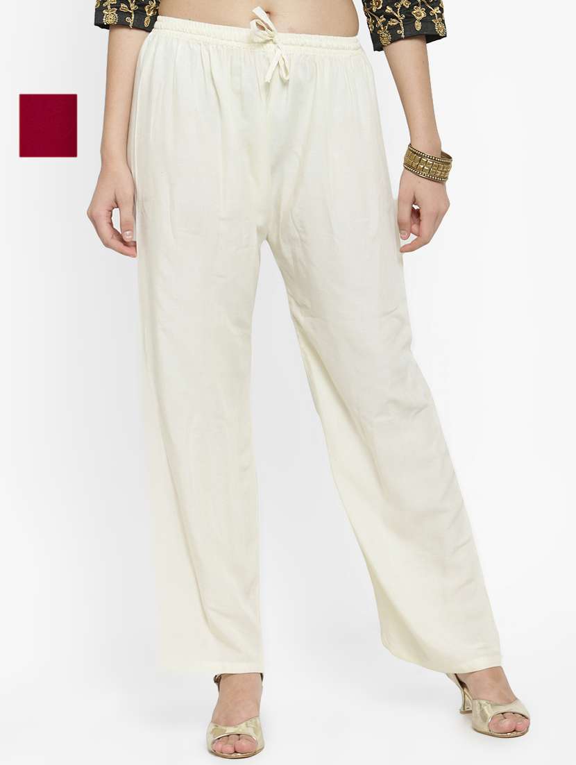 multi colored rayon palazzos