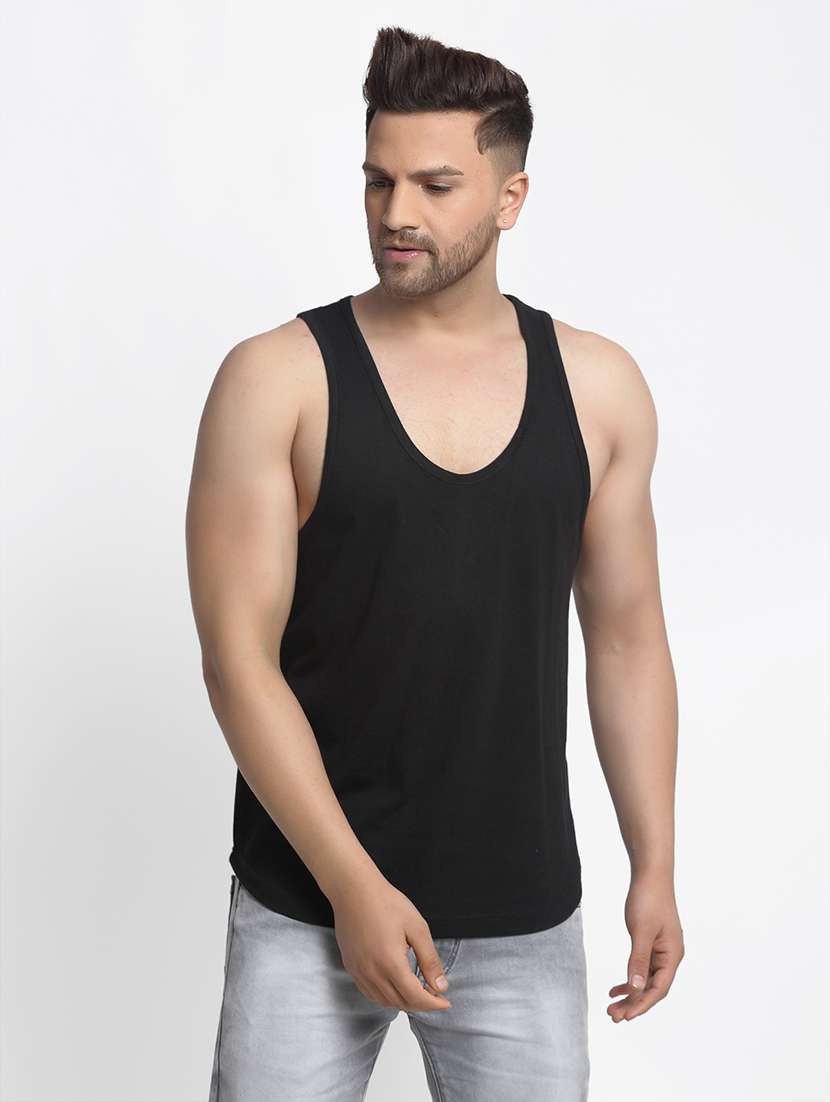 set of 2 multi colored solid vest - 17649245 -  Standard Image - 1