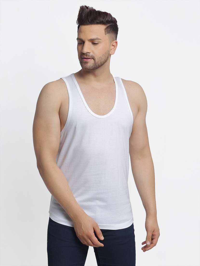 set of 2 multi colored solid vest - 17649246 -  Standard Image - 1