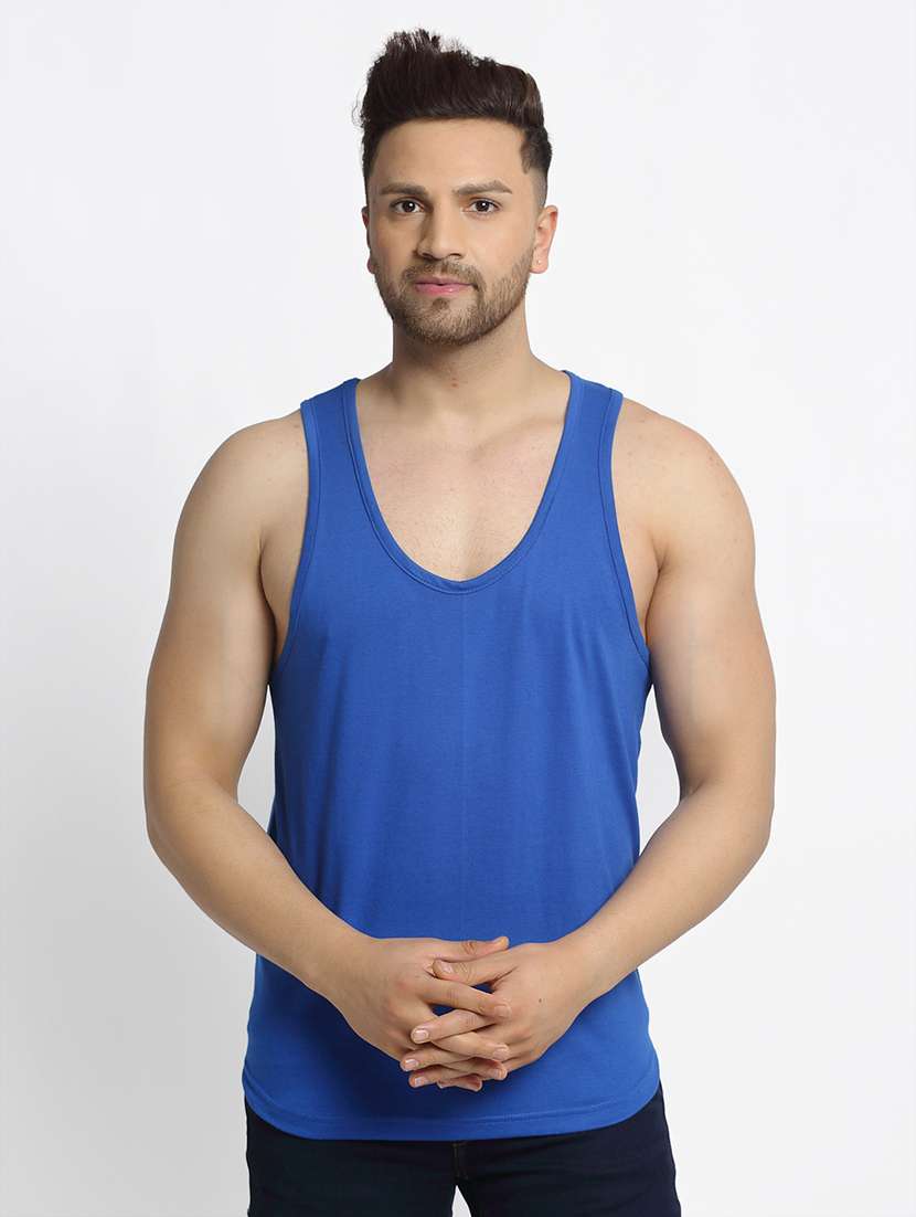 set of 2 multi colored solid vest - 17649269 - Standard Image - 1