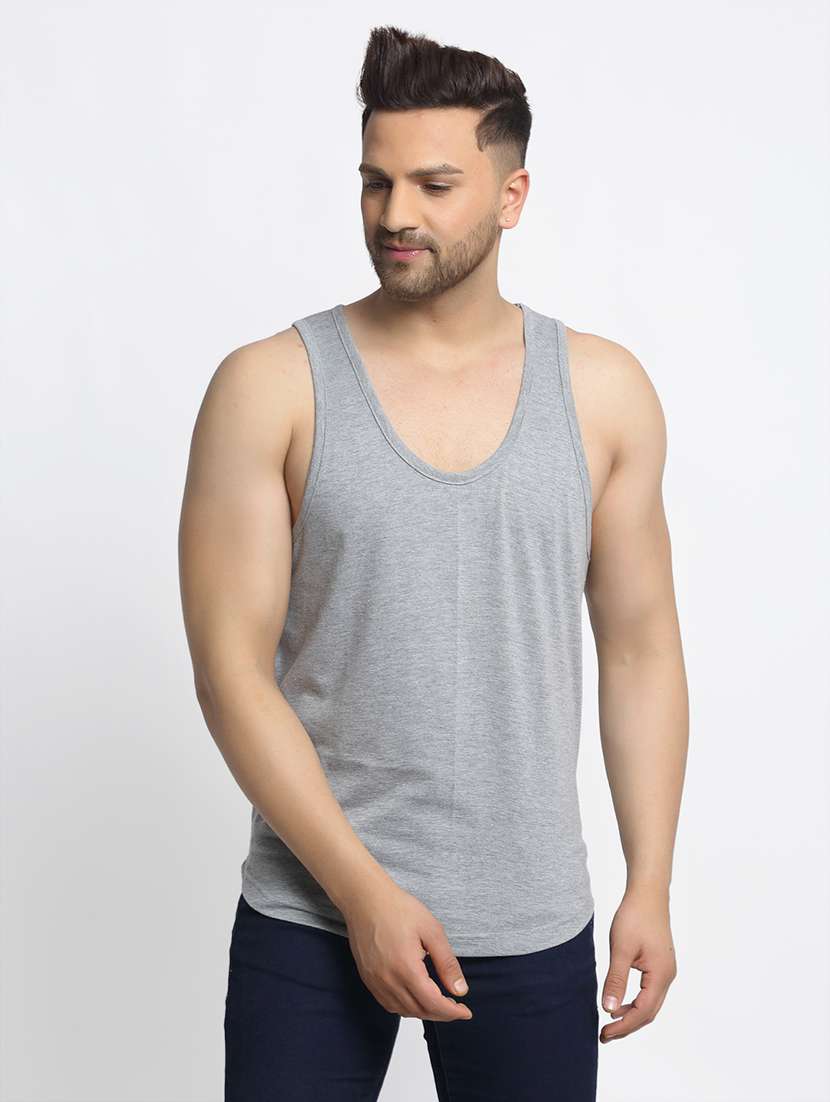 set of 2 multi colored solid vest - 17649275 - Standard Image - 1
