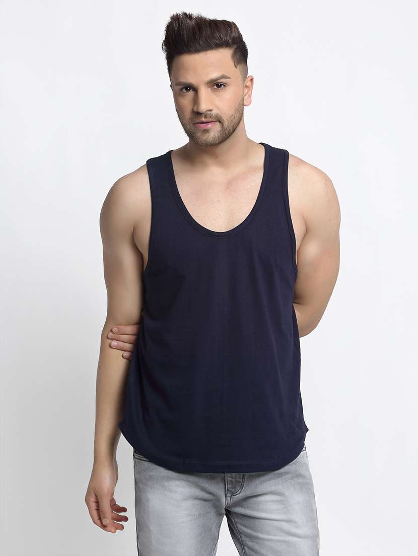 set of 2 multi colored solid vest - 17649317 -  Standard Image - 1