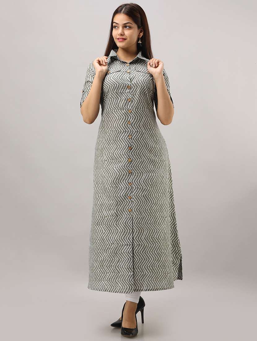 women's front slit kurta