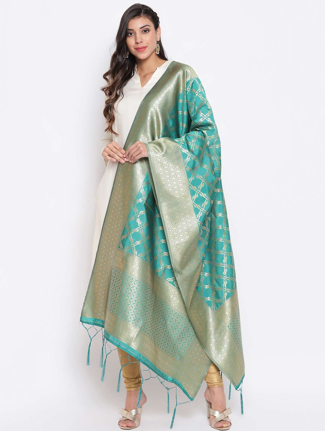jacquard work banarasi dupatta