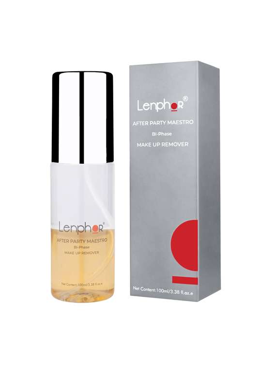 lenphor after party maestro bi-phase make up remover