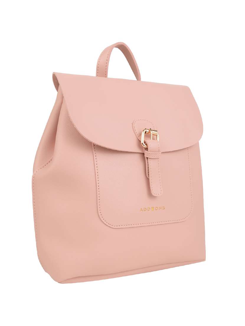 pink leatherette (pu) regular backpack - 17651508 -  Standard Image - 4