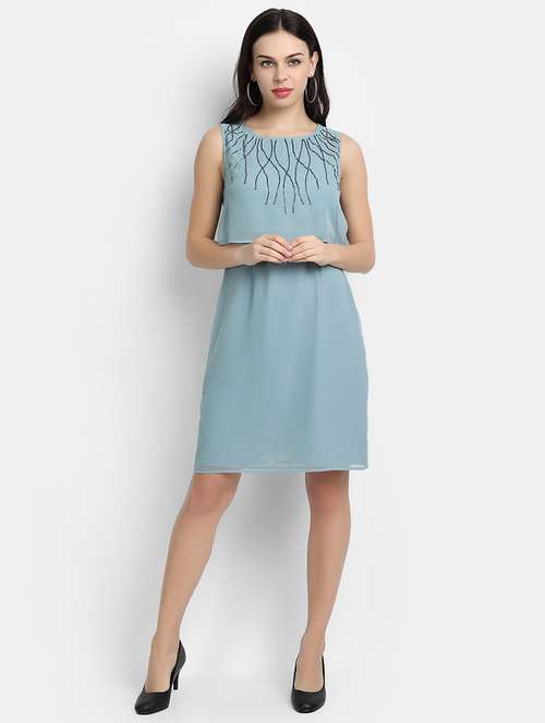 women's sheath printed dress