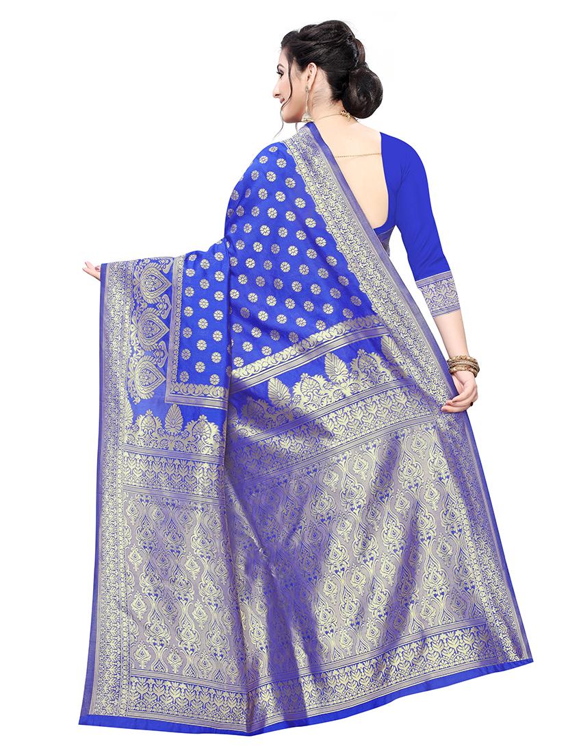 ethnic motifs woven saree - 17651897 -  Standard Image - 1