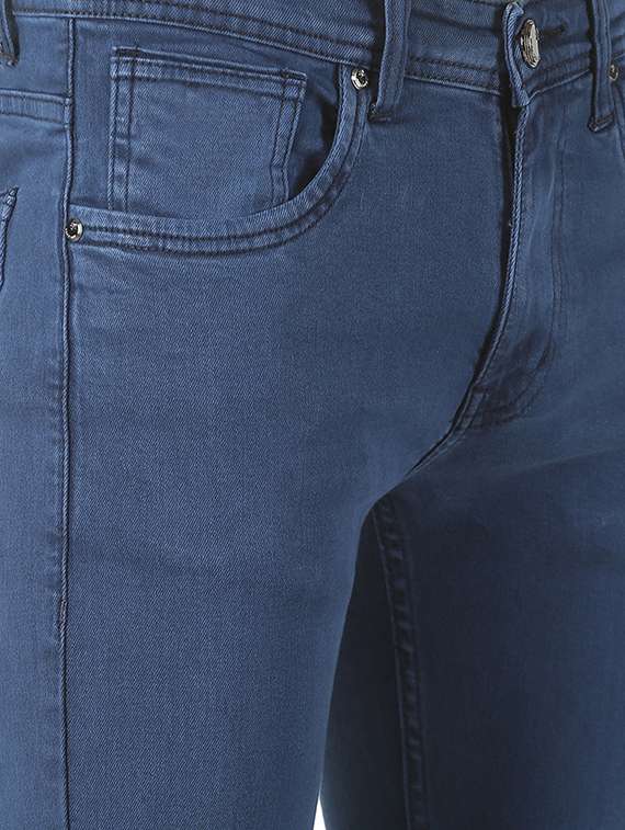 mens slim fit plain jeans - 17652886 - Standard Image - 4