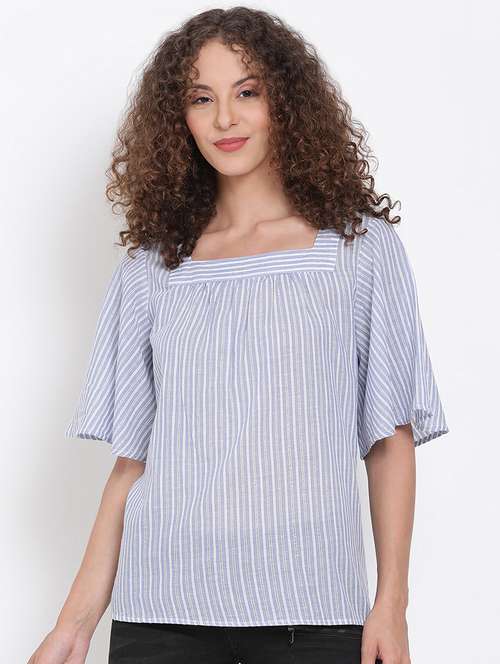 women's straight square neck top - 17655716 -  Standard Image - 0
