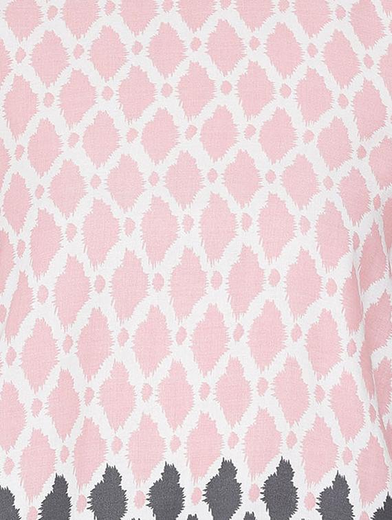 women's straight round neck top - 17655717 - Standard Image - 4