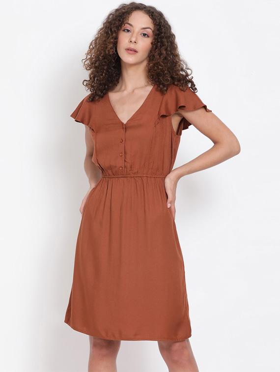 women's solid dress - 17655763 - Zoom Image - 0
