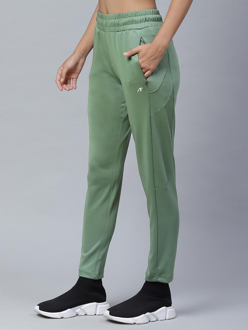 high rise ankle solid track pants  - 17655773 -  Standard Image - 1