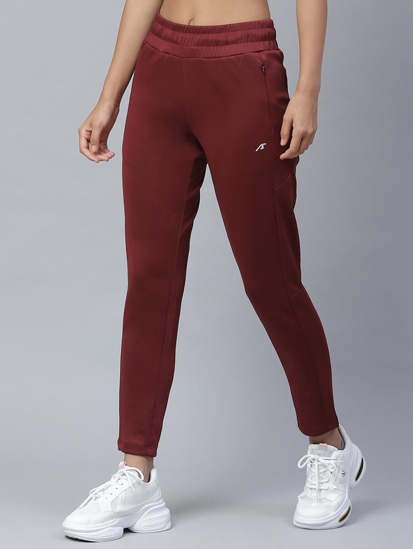 high rise ankle solid track pants  - 17655774 -  Standard Image - 1