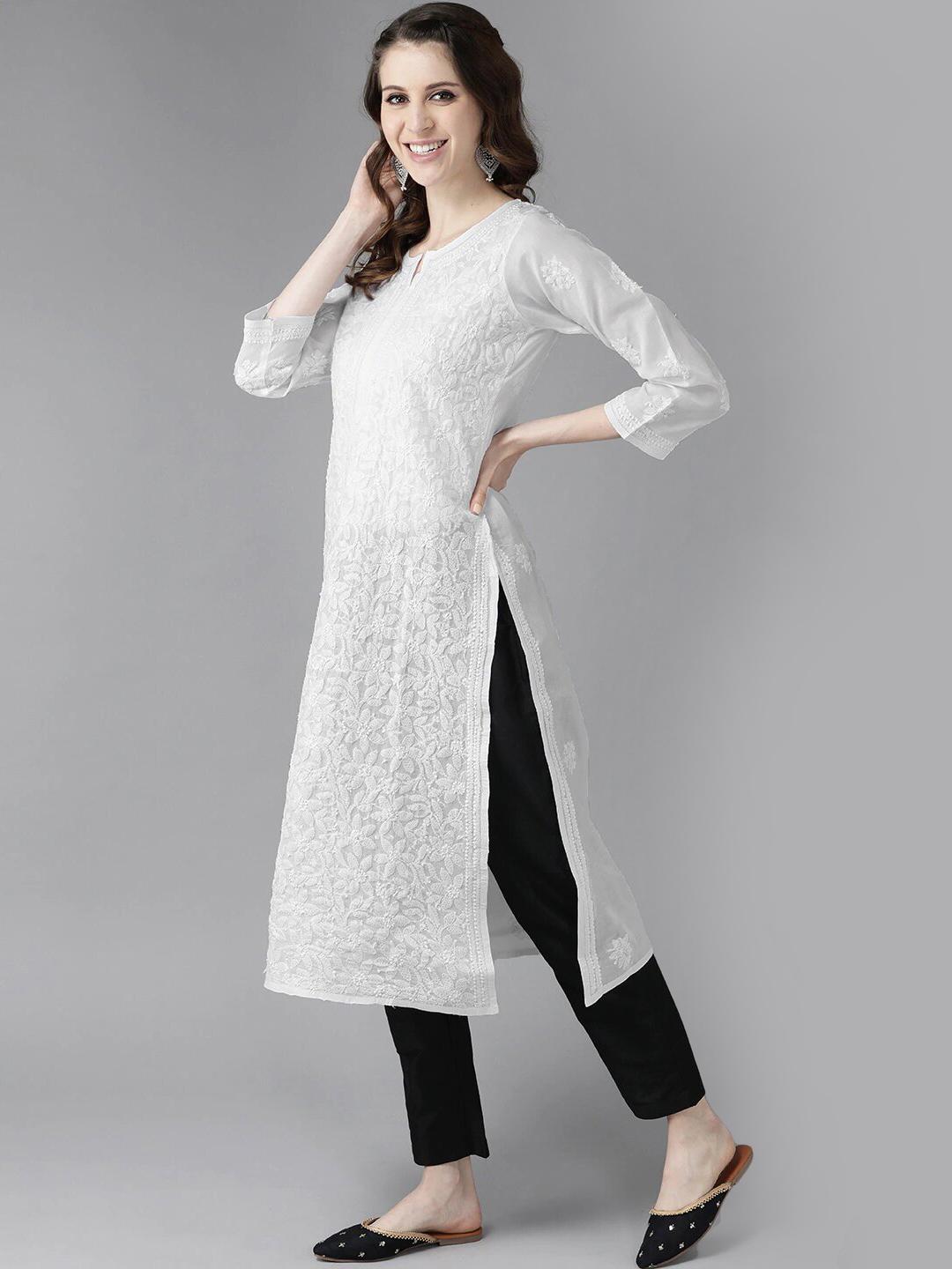 women's straight kurta - 17655957 - Standard Image - 1