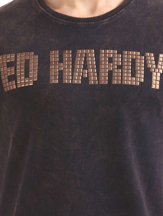 dark blue printed t-shirt - 17656690 -  Standard Image - 4