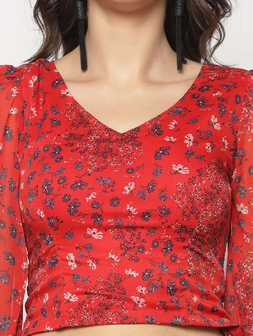 floral top with skirt set  - 17661240 -  Standard Image - 4