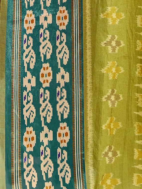 mustard printed saree with blouse - 17661462 -  Standard Image - 1