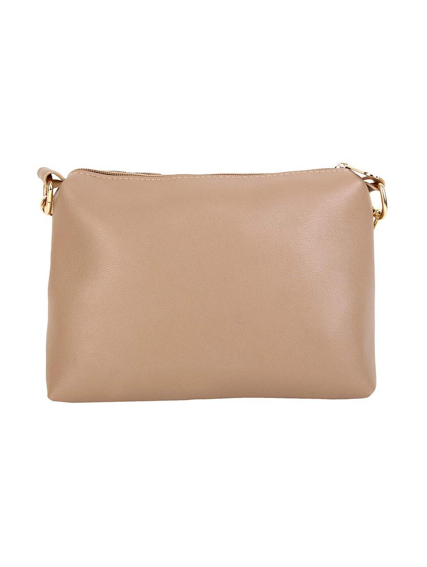 cream leatherette (pu) handbag - 17662116 - Standard Image - 1