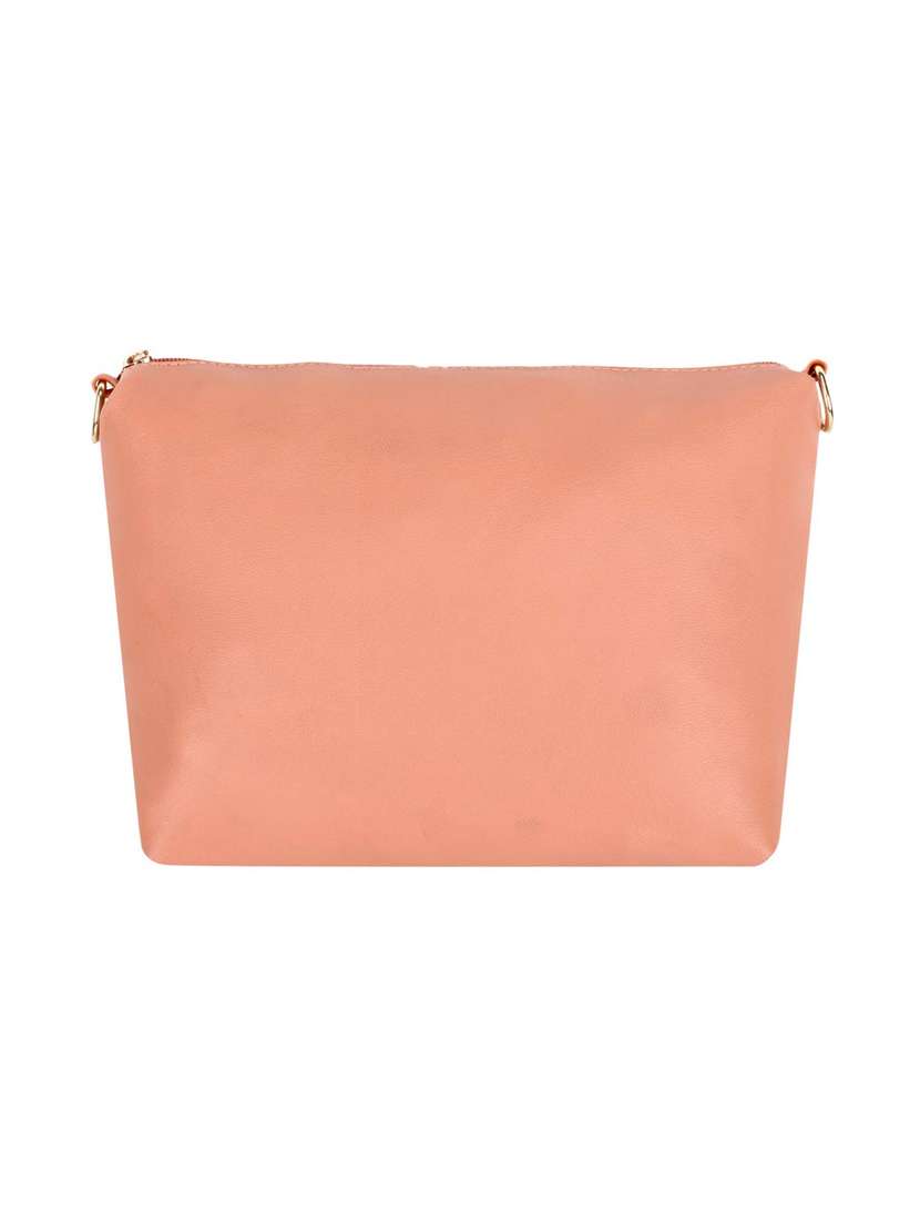 orange leatherette (pu) handbag - 17662124 - Standard Image - 1