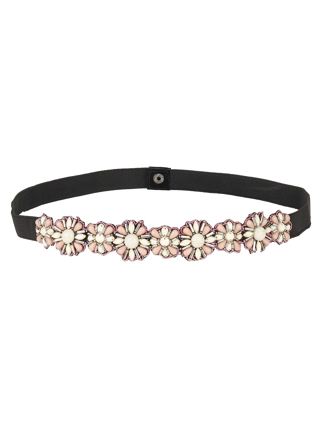 beige embellished belt
