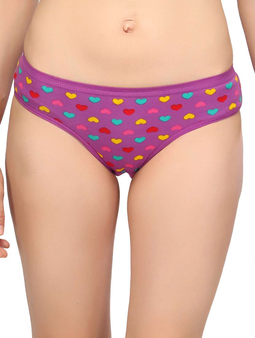 pack of 3 printed bikini panty  - 17662351 -  Standard Image - 1
