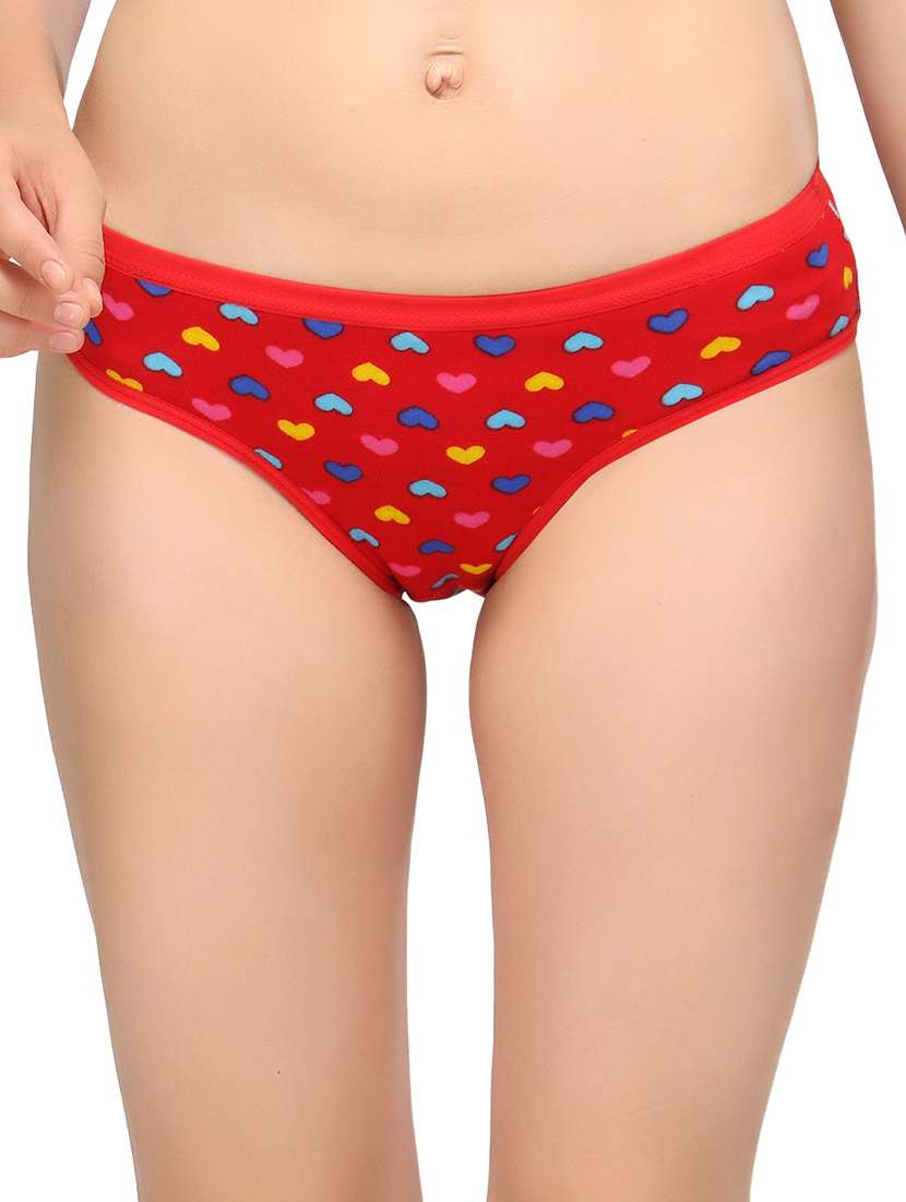 pack of 3 printed bikini panty  - 17662351 -  Standard Image - 4