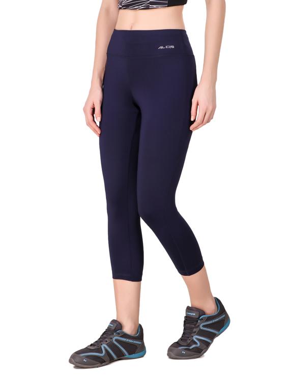 high rise sports capri - 17664641 - Standard Image - 1