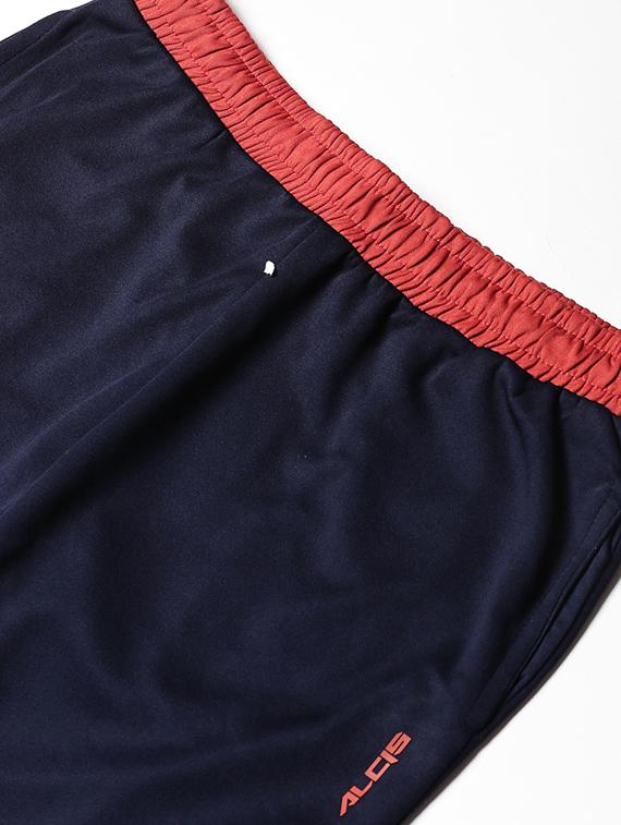 high rise solid track pants - 17664748 - Standard Image - 4