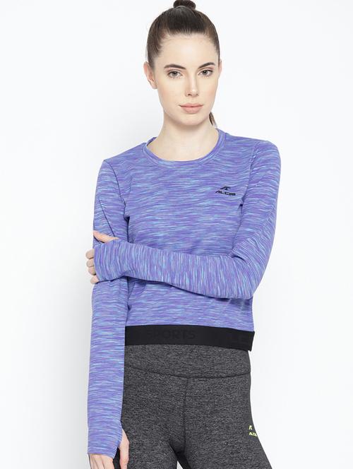 purple polyester regular tshirt - 17664789 - Standard Image - 0