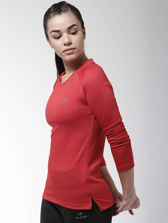 red polyester regular tshirt - 17664794 -  Standard Image - 1