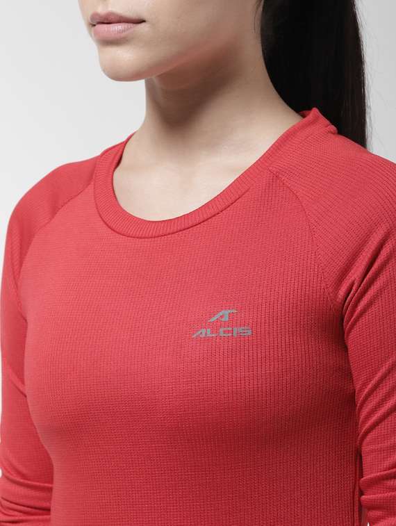 red polyester regular tshirt - 17664794 -  Standard Image - 4